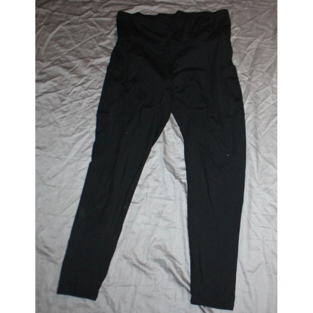 A New Day Women's High Waist Casual Everyday Black Yoga Leggings Size XS